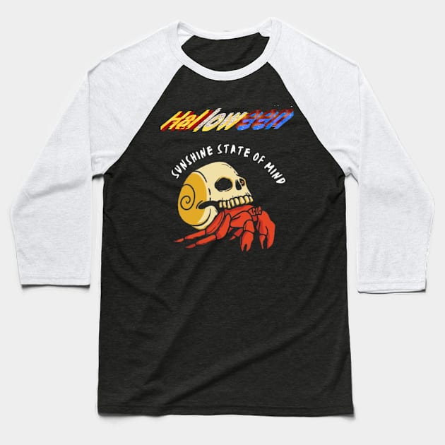 Halloween Baseball T-Shirt by Dilhani